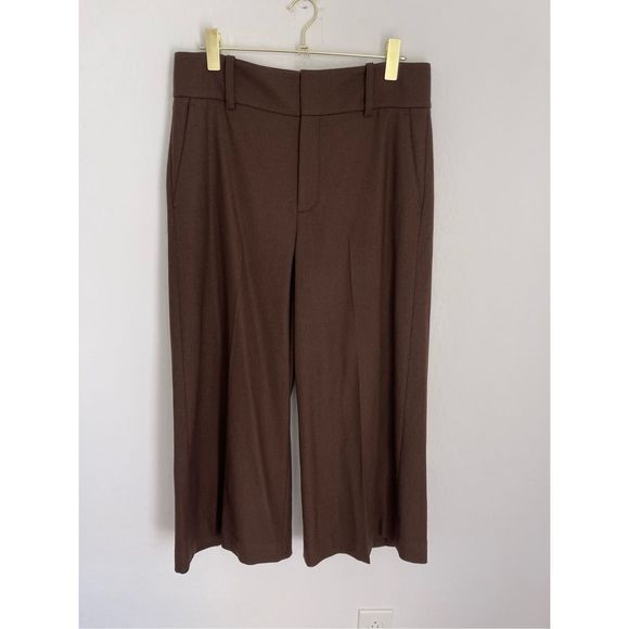VINCE Culotte Brown Wool Pants Size 12